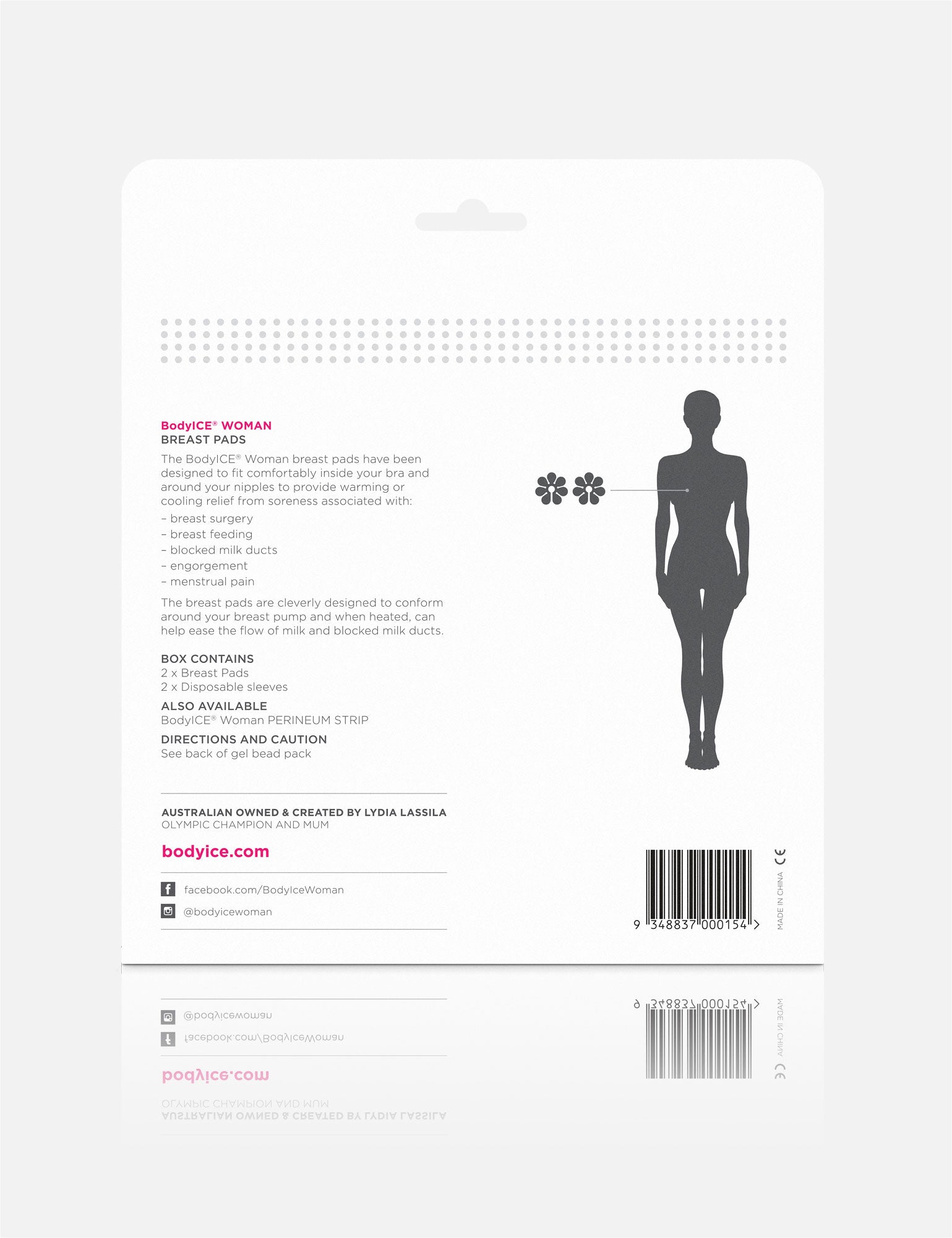 BodyICE Woman Breast Pads - NATURAL