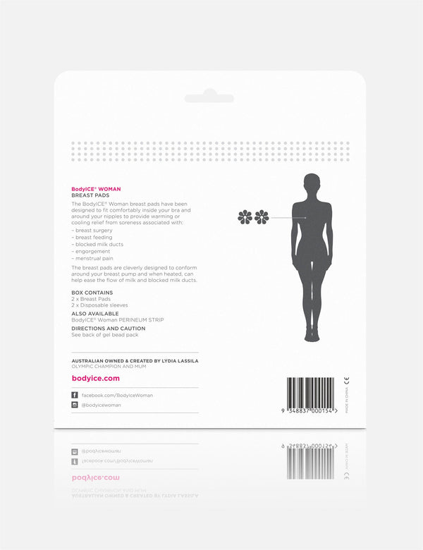 BodyICE Woman Breast Pads - NATURAL