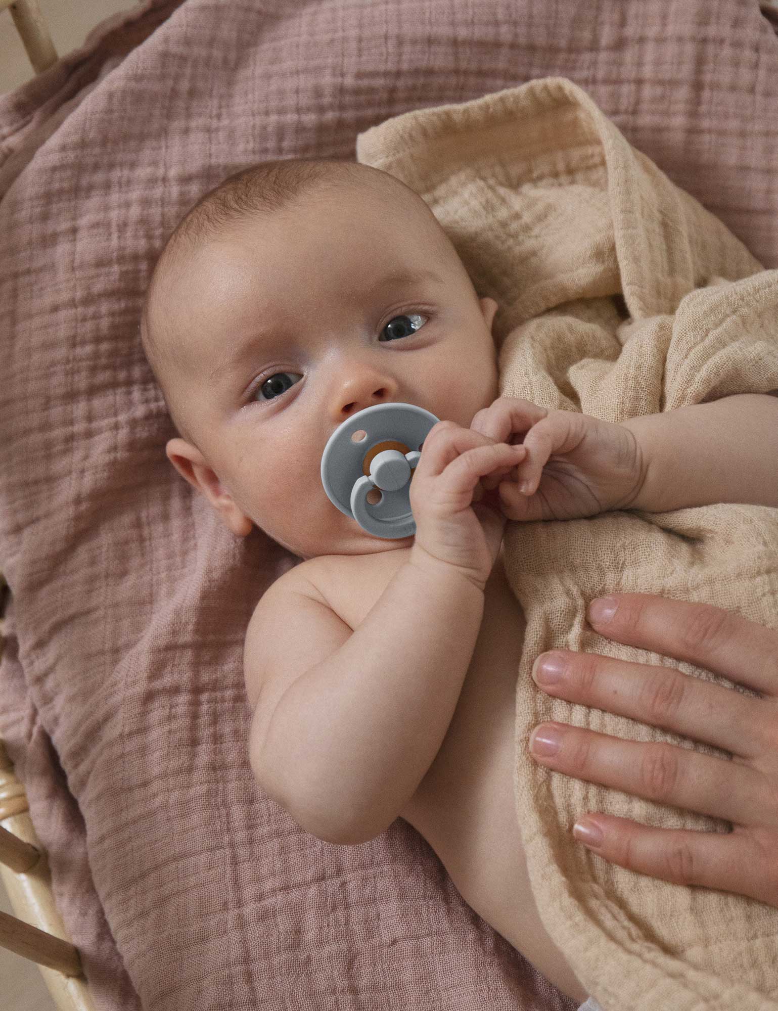 2 pk Bibs Pacifier - Blue