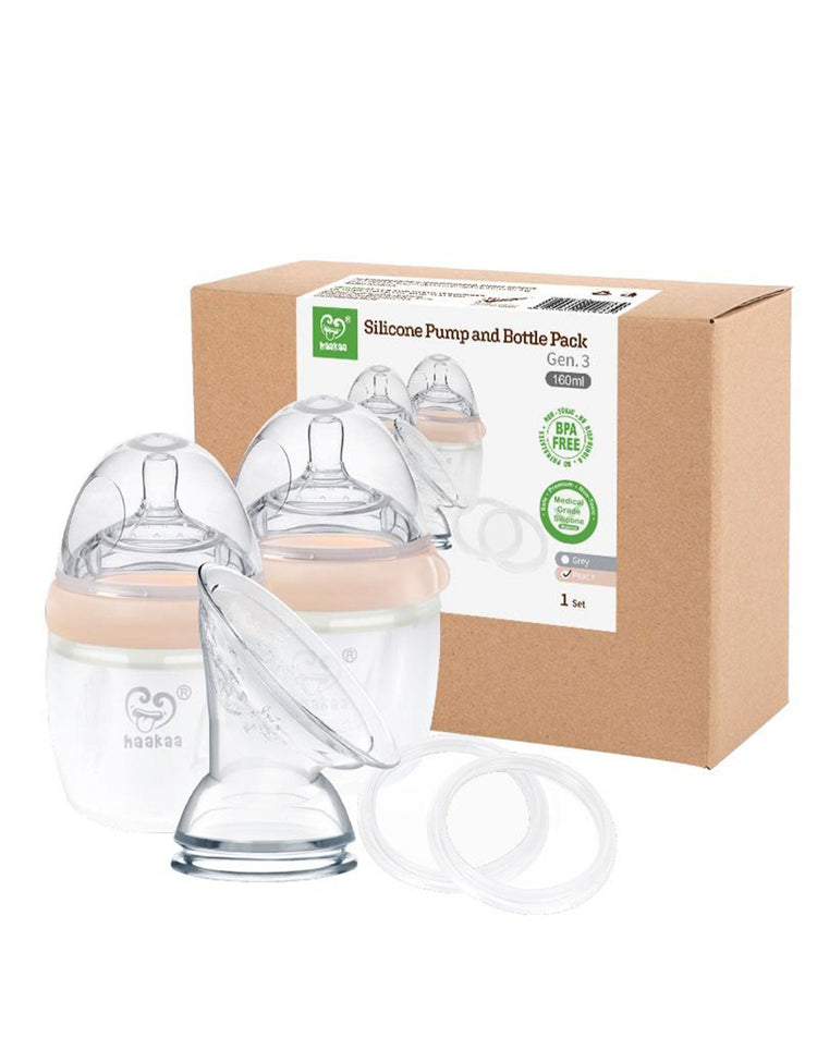 Silicone Pump and Bottle Pack - -