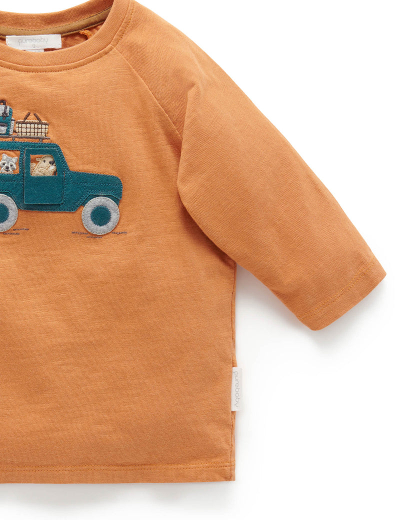 Happy Campers Tee - Carrot