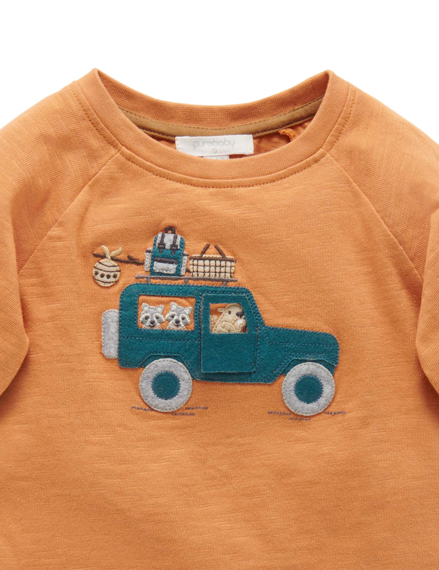 Happy Campers Tee - Carrot