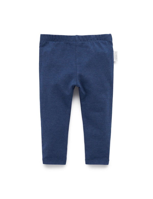Basic Legging - Navy melange