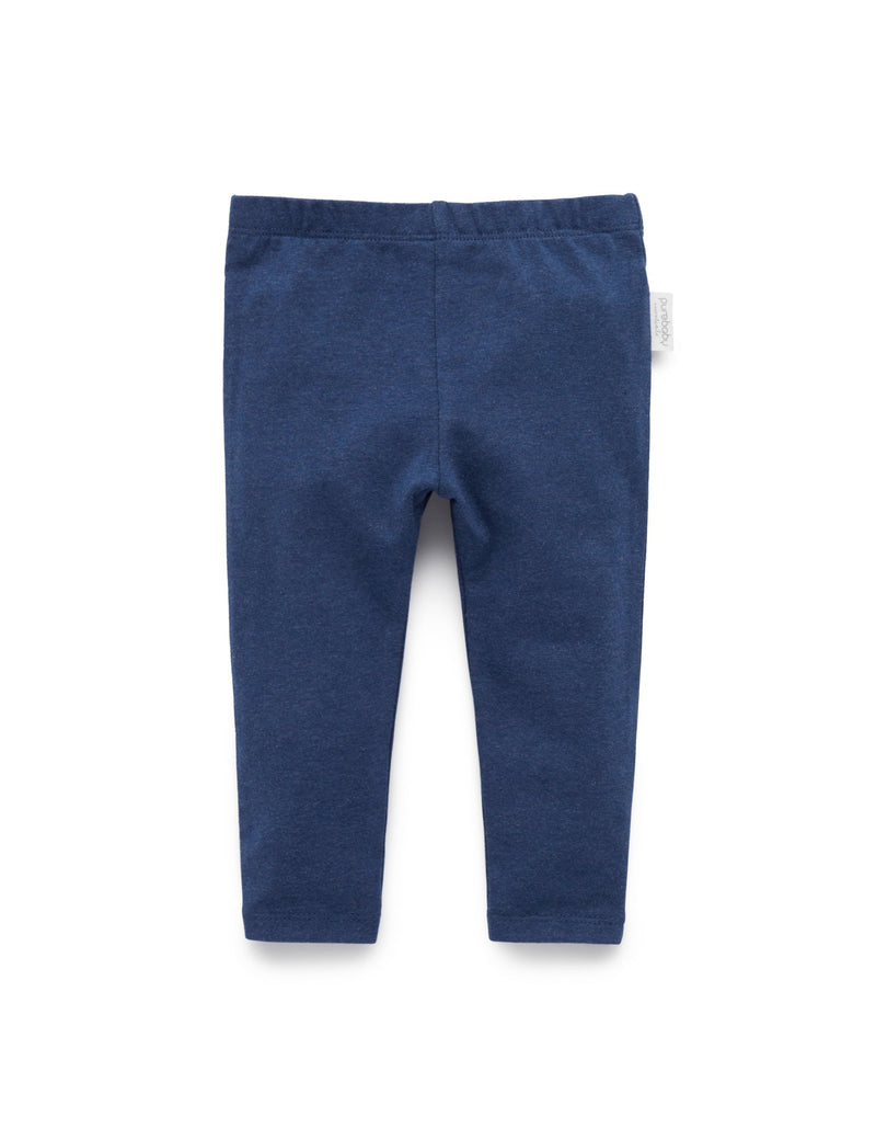 Basic Legging - Navy melange