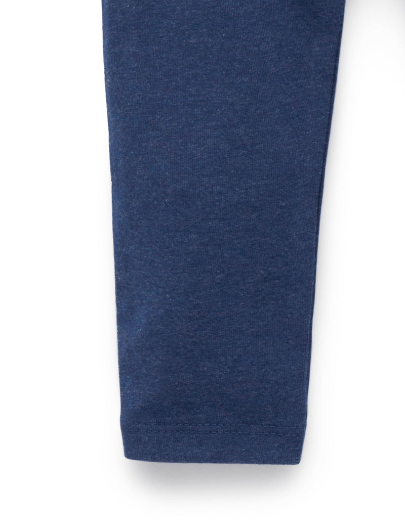 Basic Legging - Navy melange