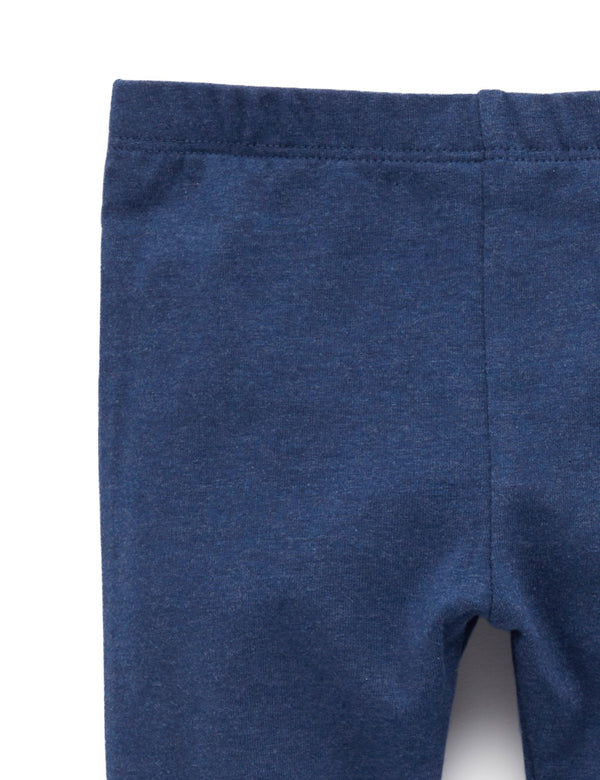 Basic Legging - Navy melange