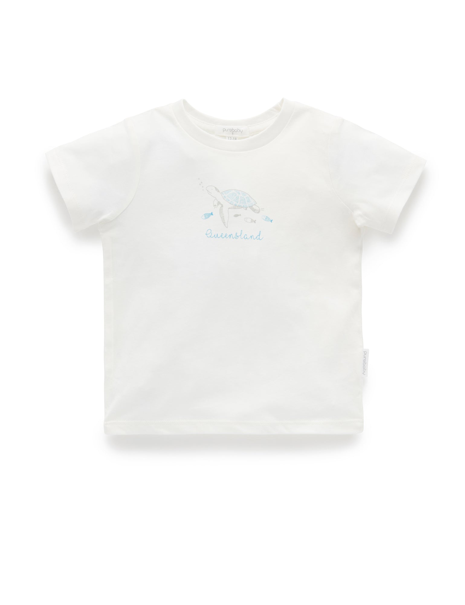 Queensland Print TShirt - Vanilla