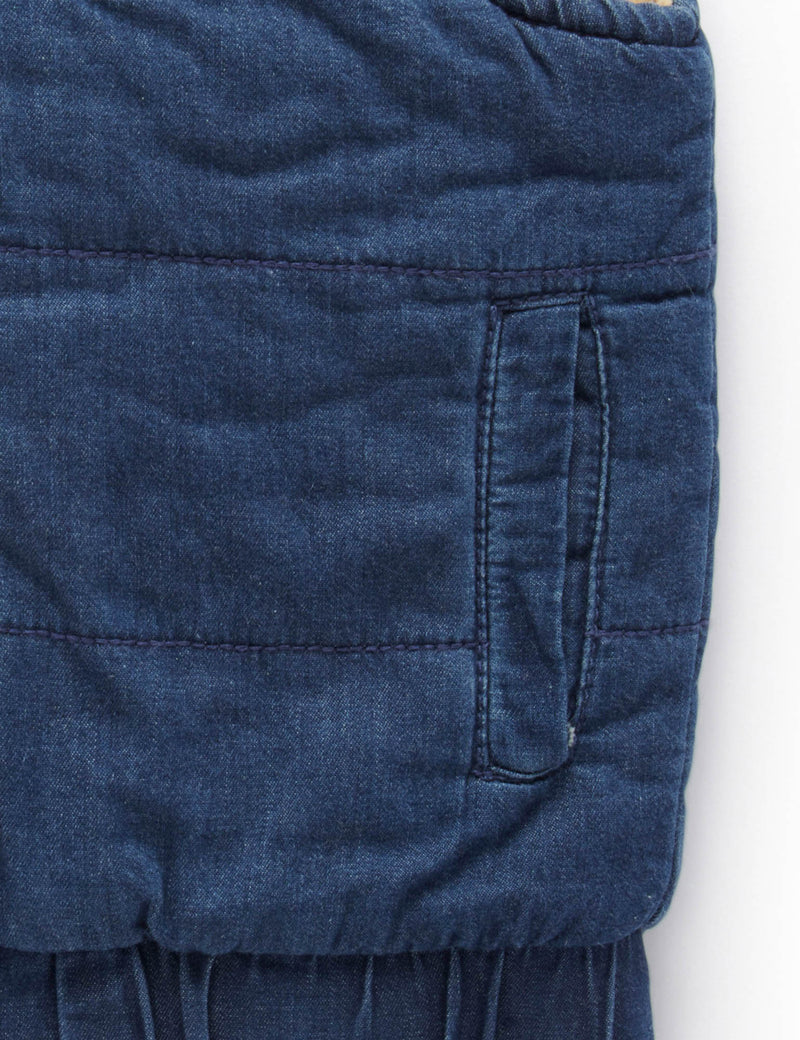 Indigo Vest - Mid Denim