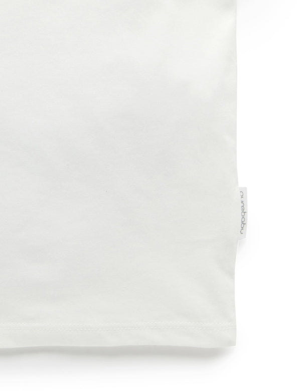 Perth Print TShirt - Vanilla