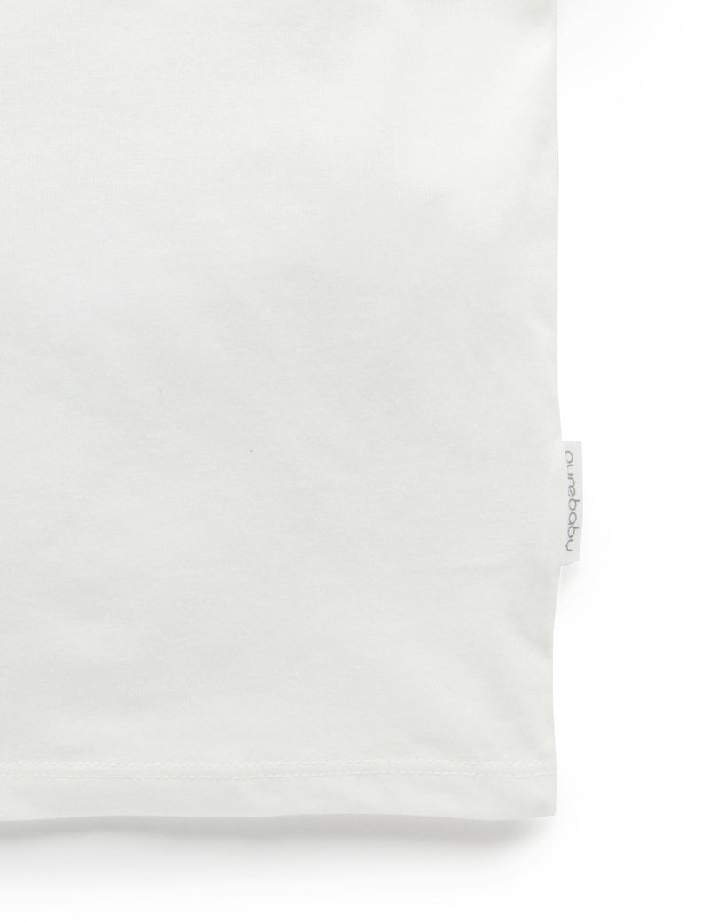 Perth Print TShirt - Vanilla