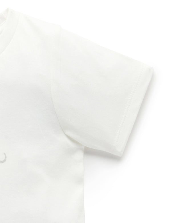 Perth Print TShirt - Vanilla