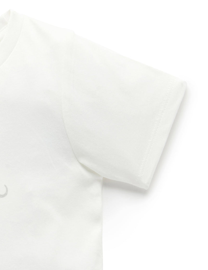 Perth Print TShirt - Vanilla