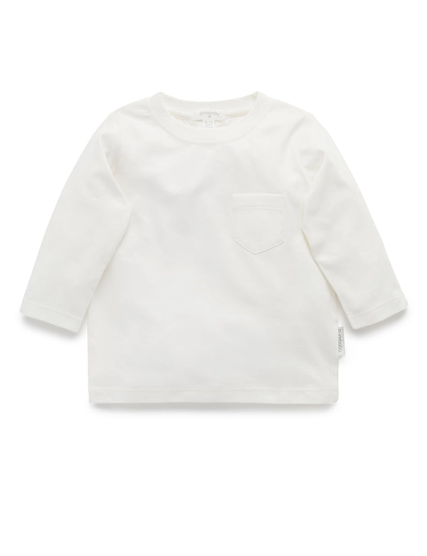 Basic Long Sleeve Tee - Custard