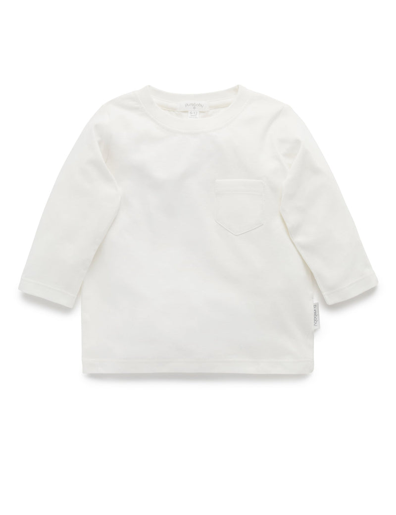 Basic Long Sleeve Tee - Custard