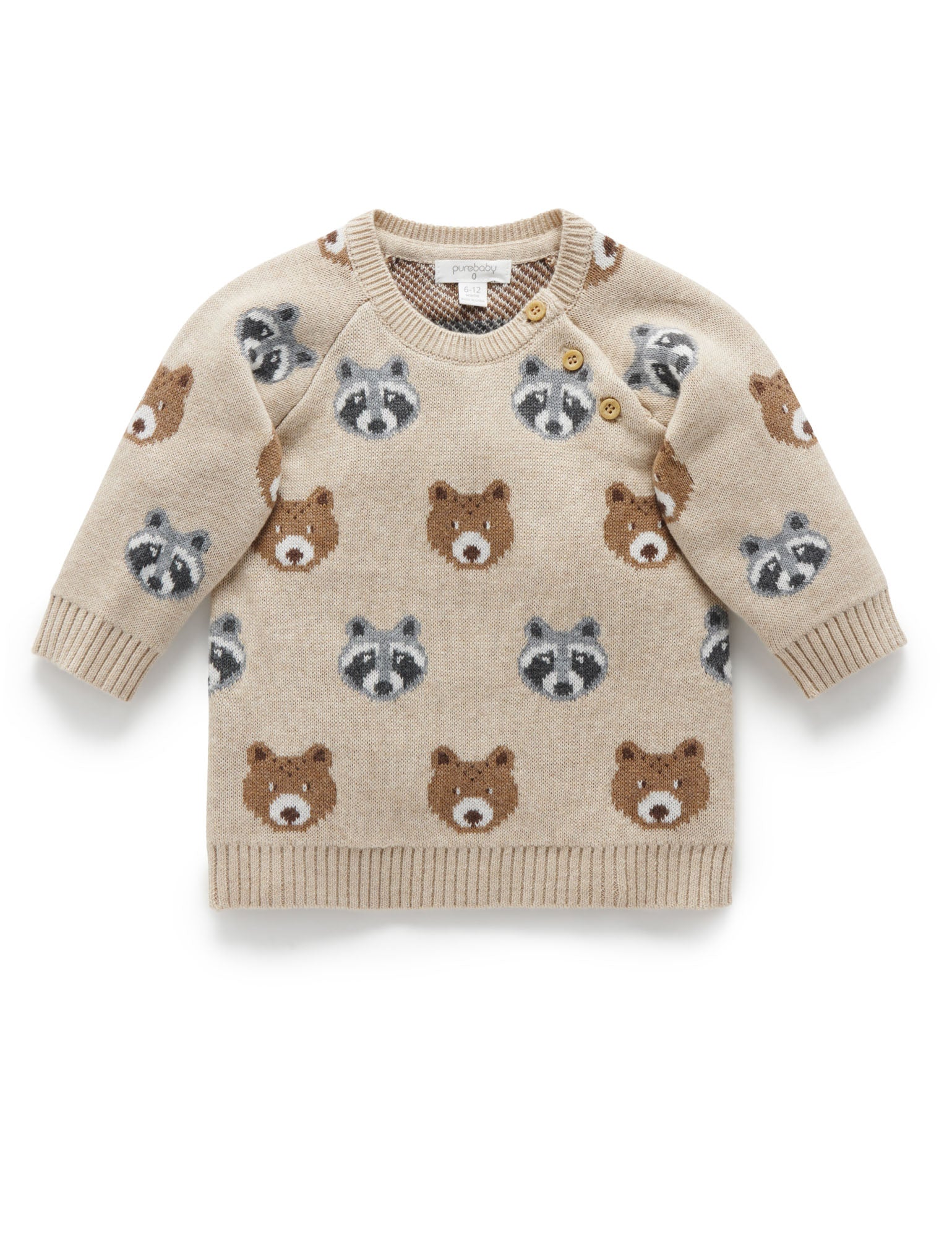 Jumper - Forest Faces Jacquard