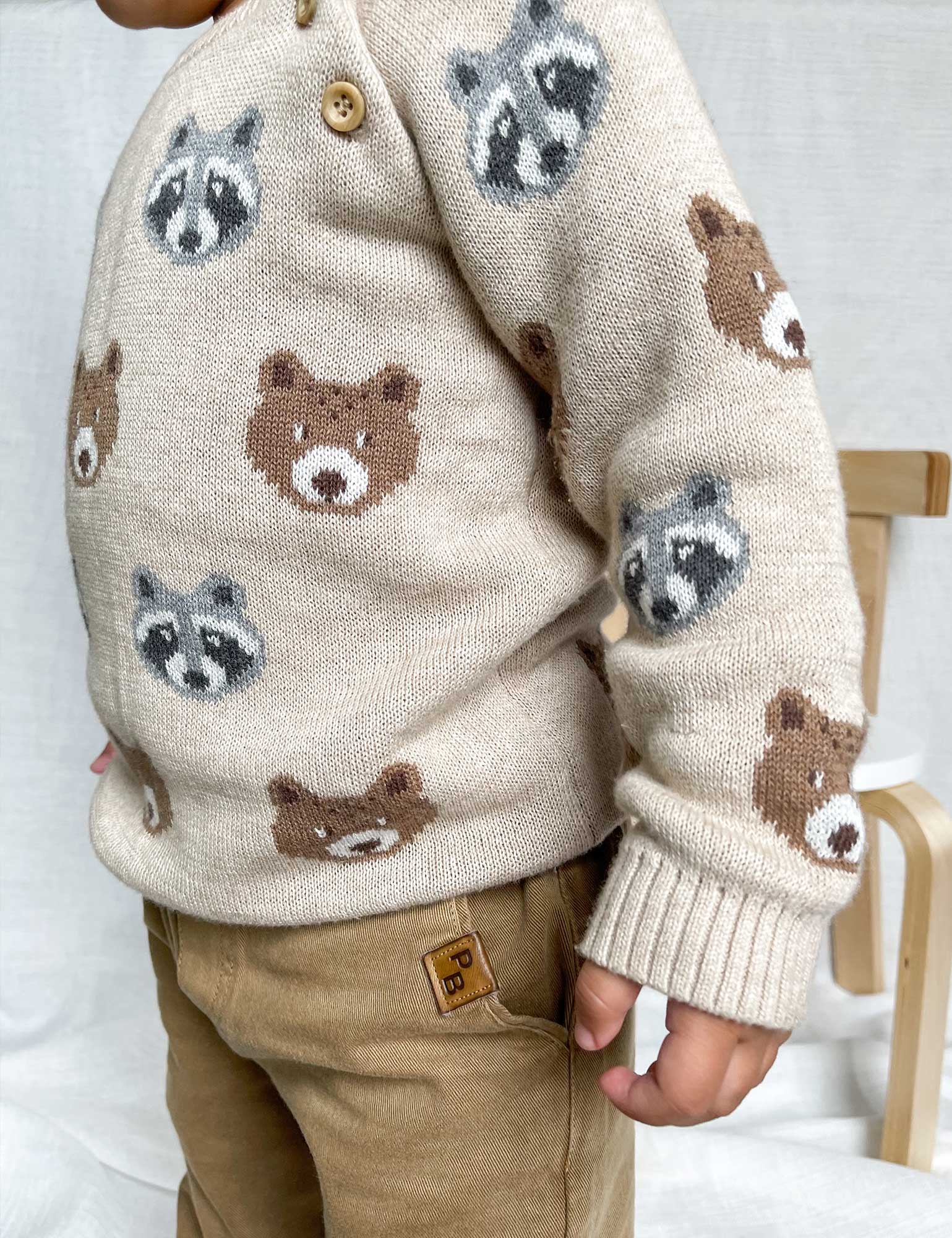 Jumper - Forest Faces Jacquard