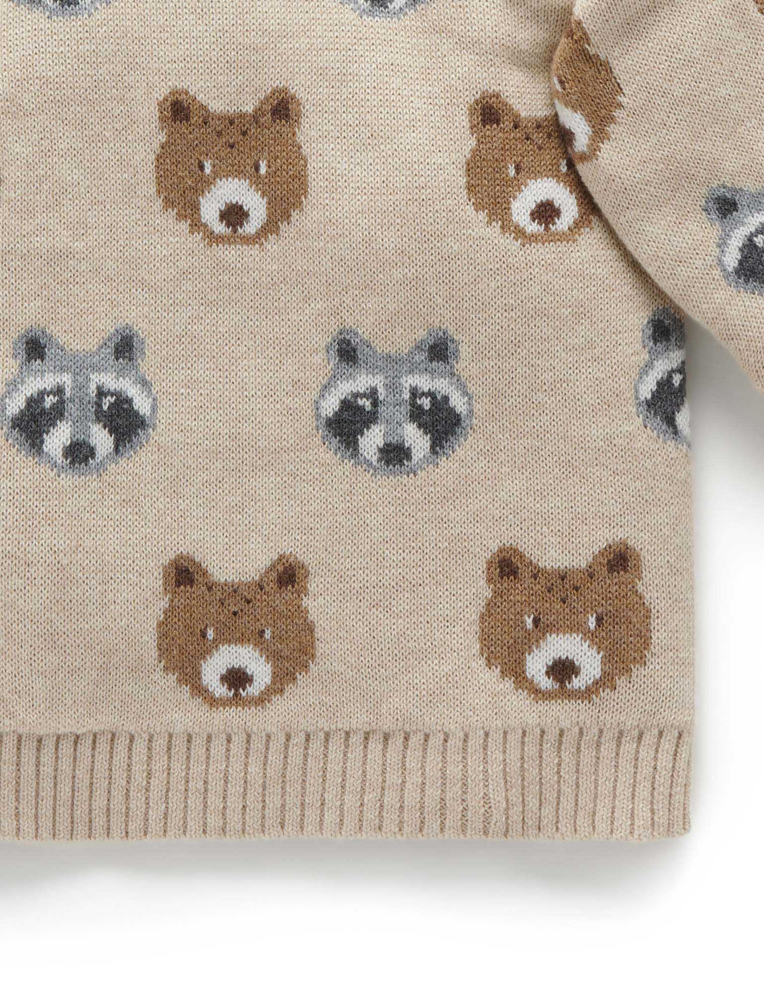 Jumper - Forest Faces Jacquard