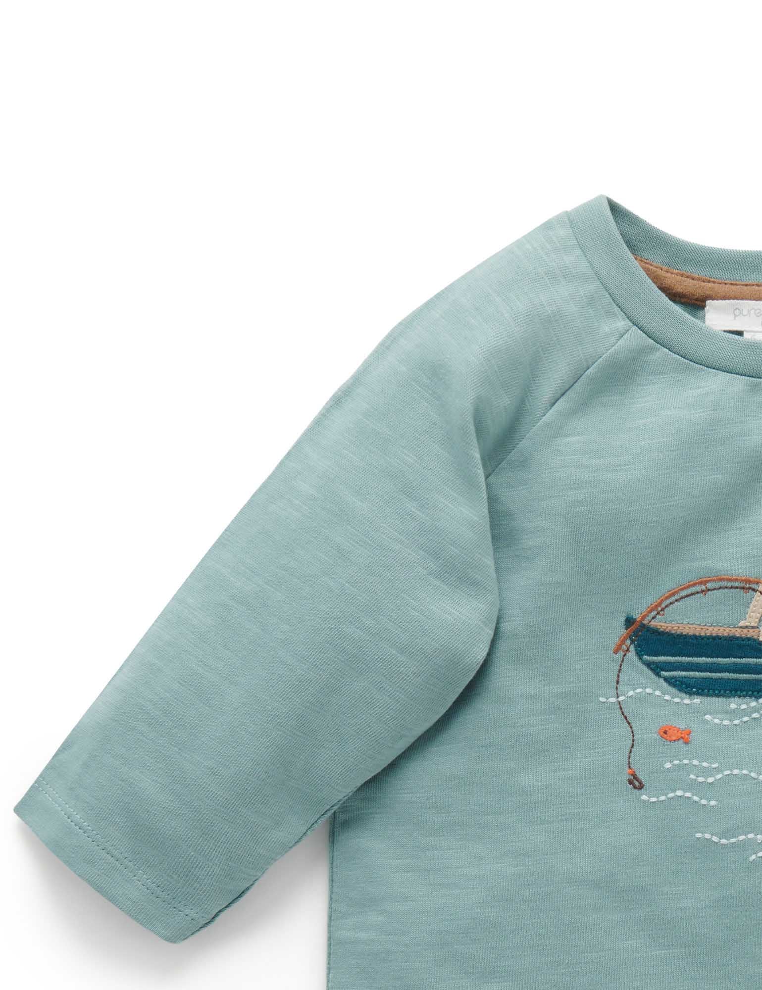 Little Boat Tee - Moss