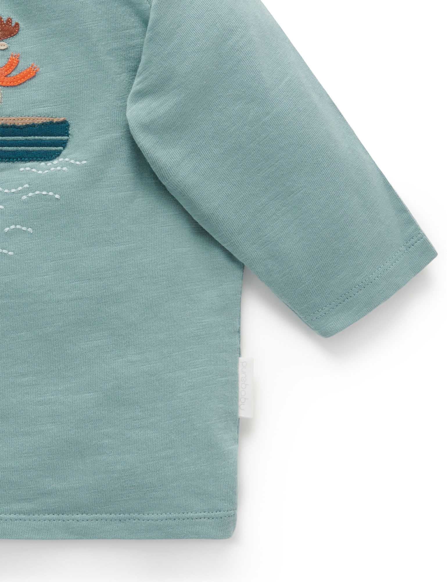 Little Boat Tee - Moss