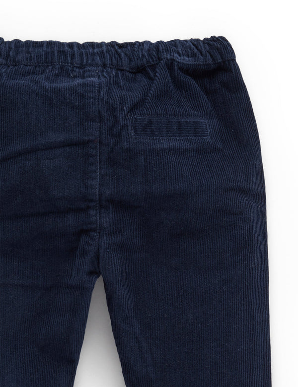 Lined Corduroy Pants - Winter Navy
