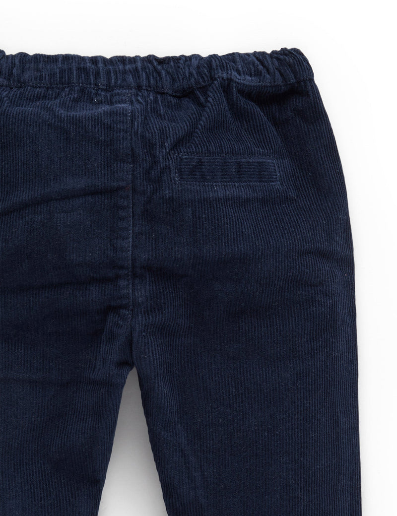 Lined Corduroy Pants - Winter Navy