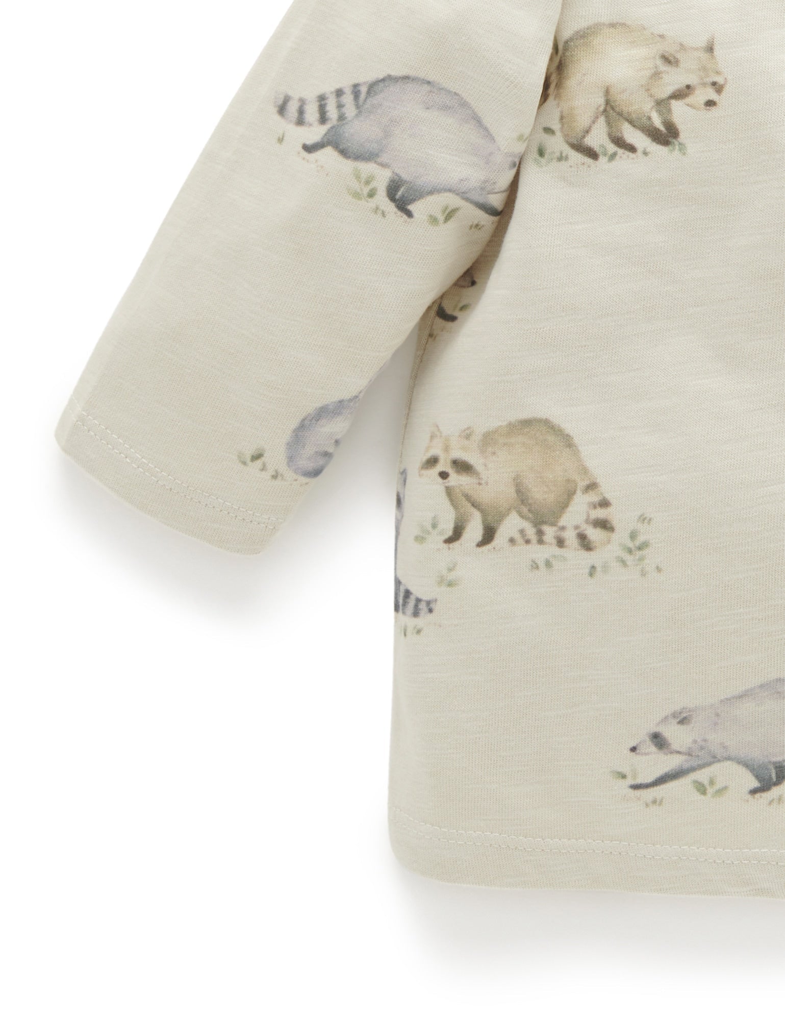 Busy Raccoon Tee - Raccoon Print