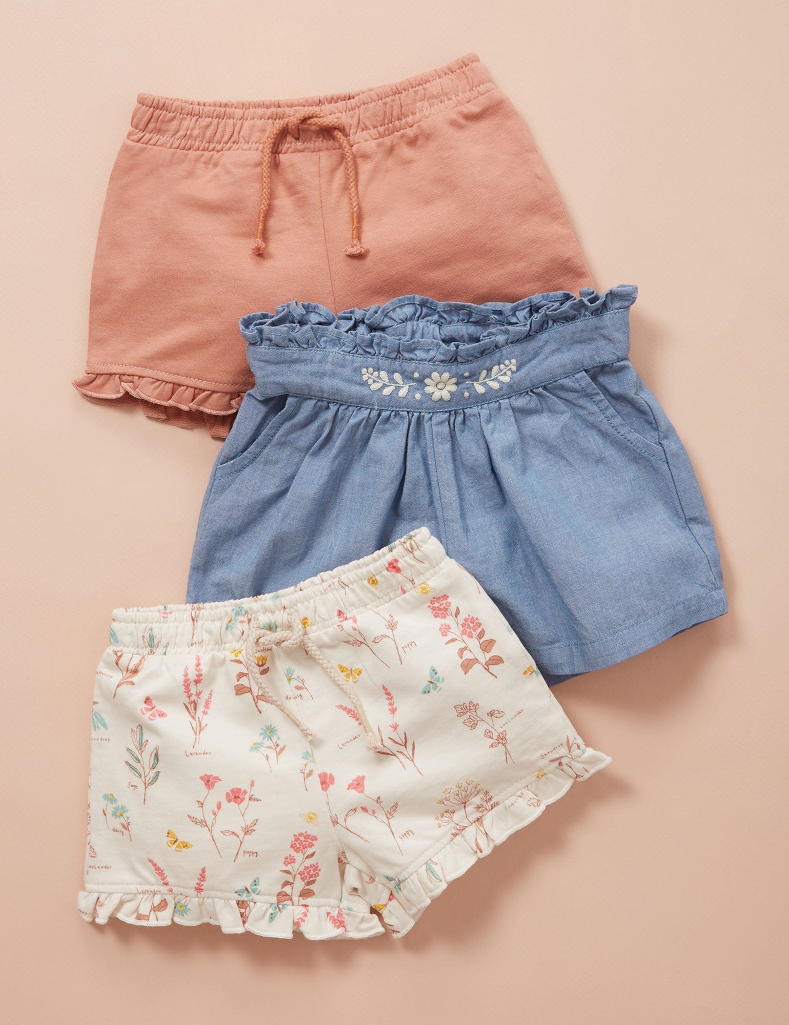 Pull On Shorts - Spice
