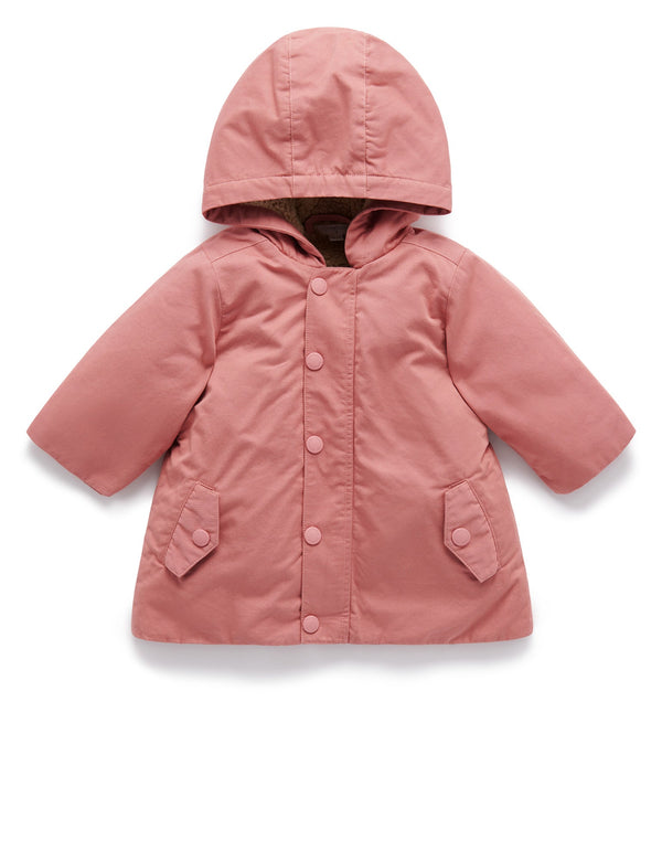 Padded Anorak - Nectarine