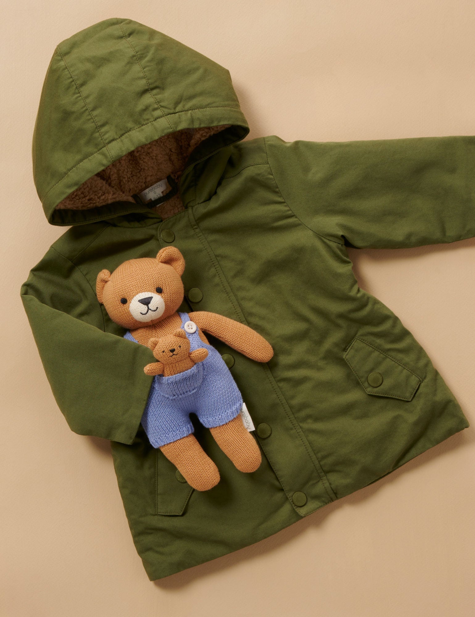 Padded Anorak - Olive