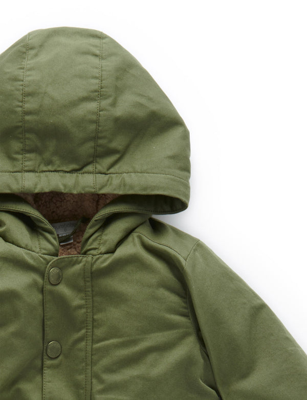Padded Anorak - Olive