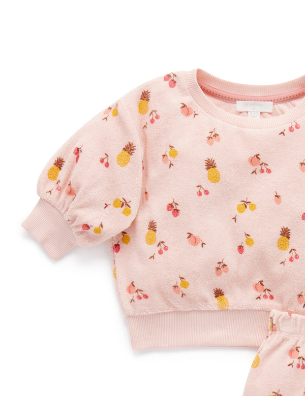 Towelling Set - Summer Fruits Print