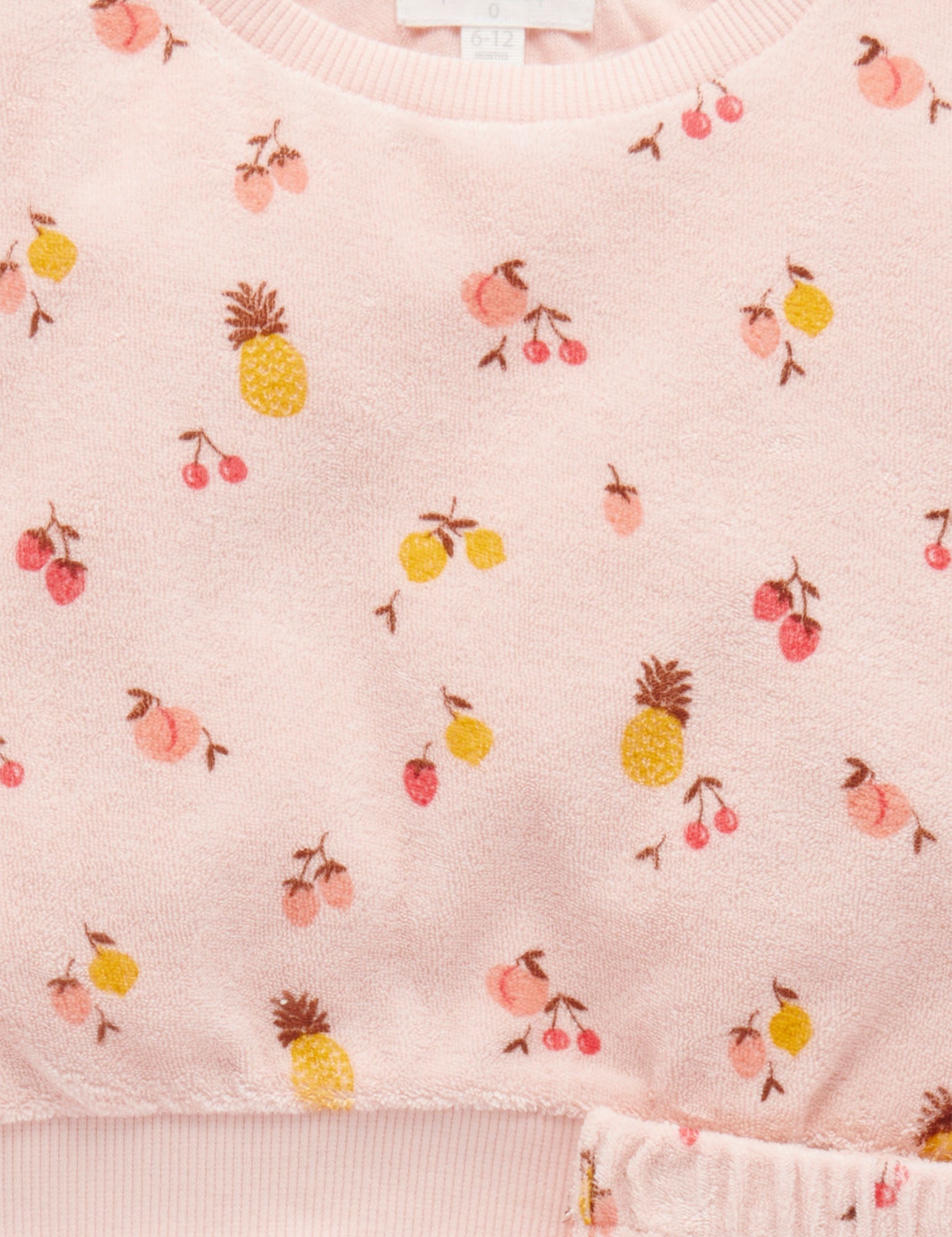 Towelling Set - Summer Fruits Print