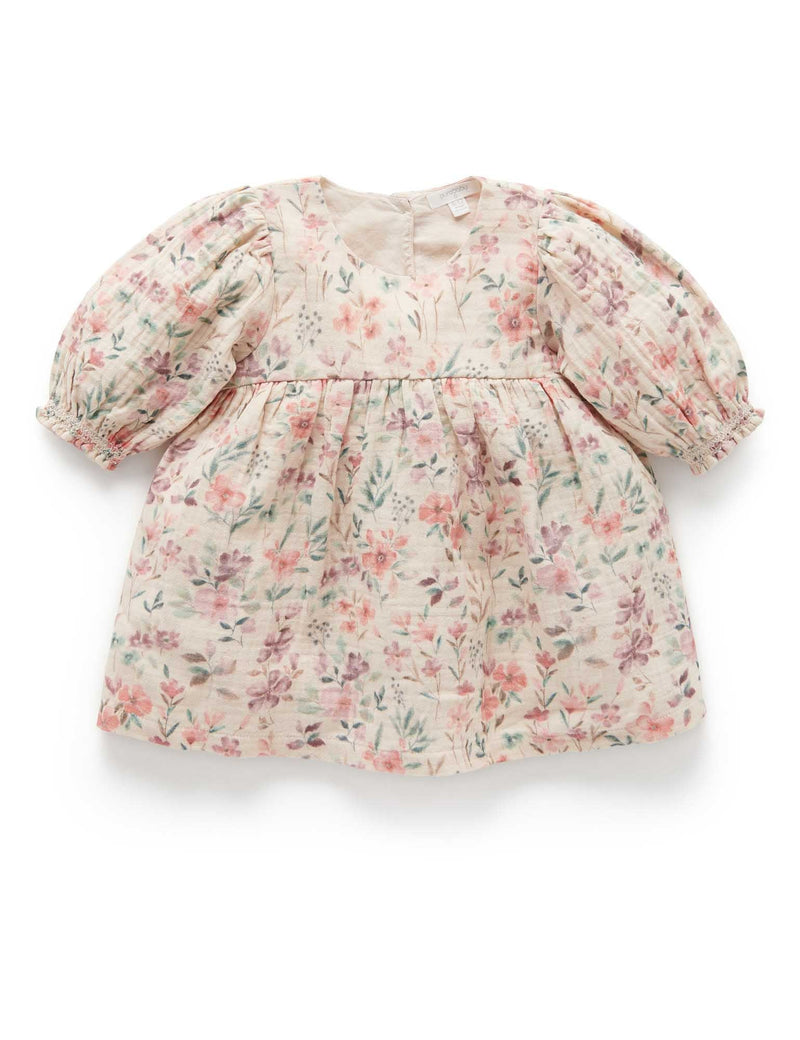 Wild Flower Dress - Winding Trail Print