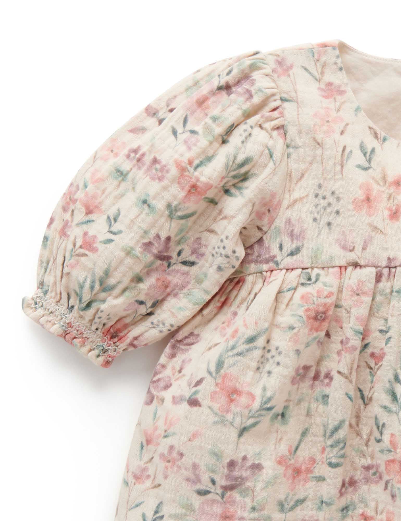 Wild Flower Dress - Winding Trail Print