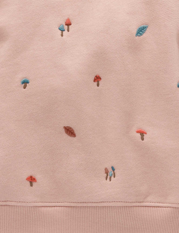 Embroidered Windcheater - Mushroom Broderie