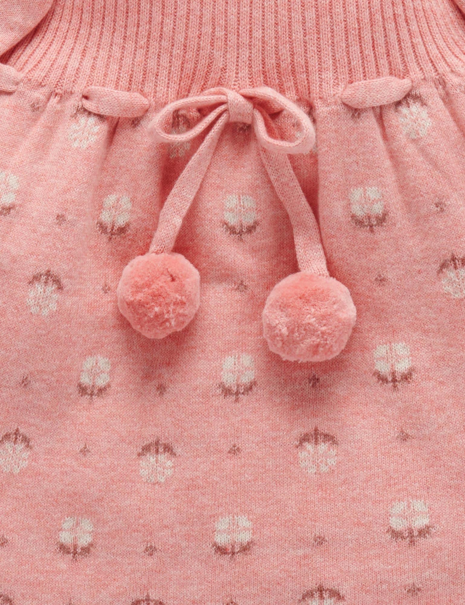 Forest Knitted Dress - Wild Flower Jacquard
