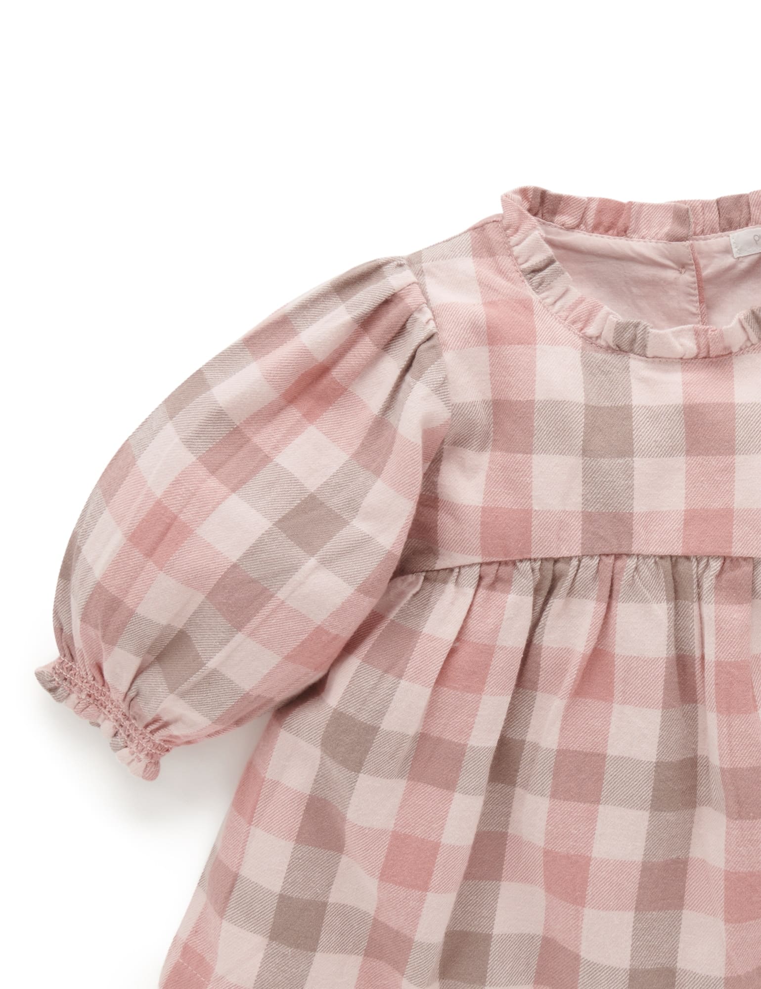 Plaid Top - Blush Check