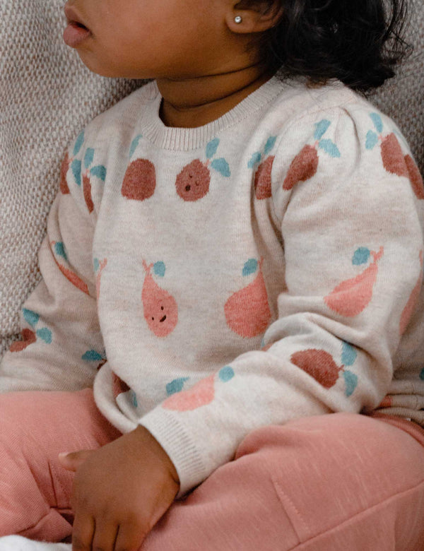Winter Fruits Jumper - Fruits Jacquard