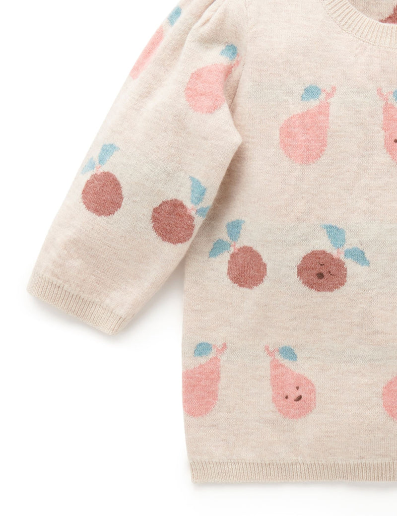 Winter Fruits Jumper - Fruits Jacquard