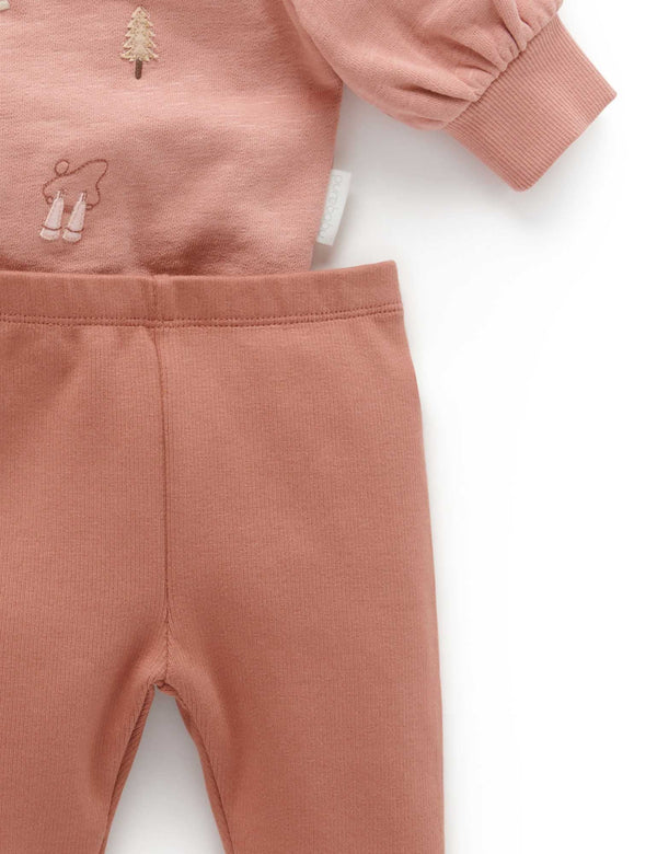 Windcheater & legging set - Nectarine