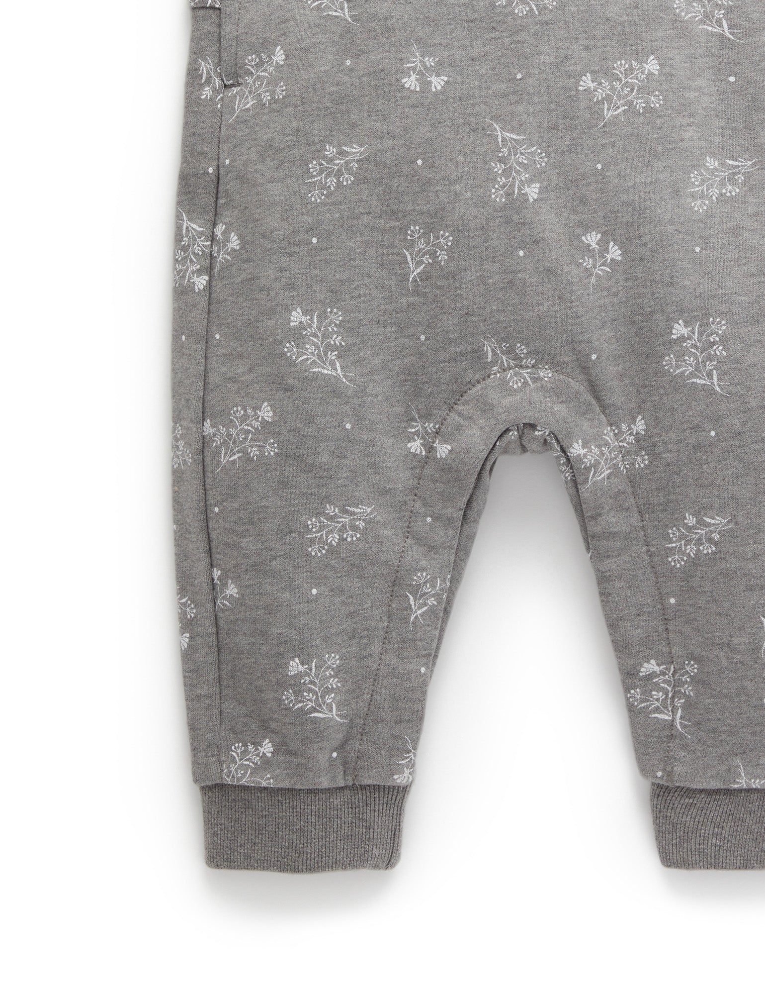 Cosy Fleece Overalls - Smoke Snow Drop Print