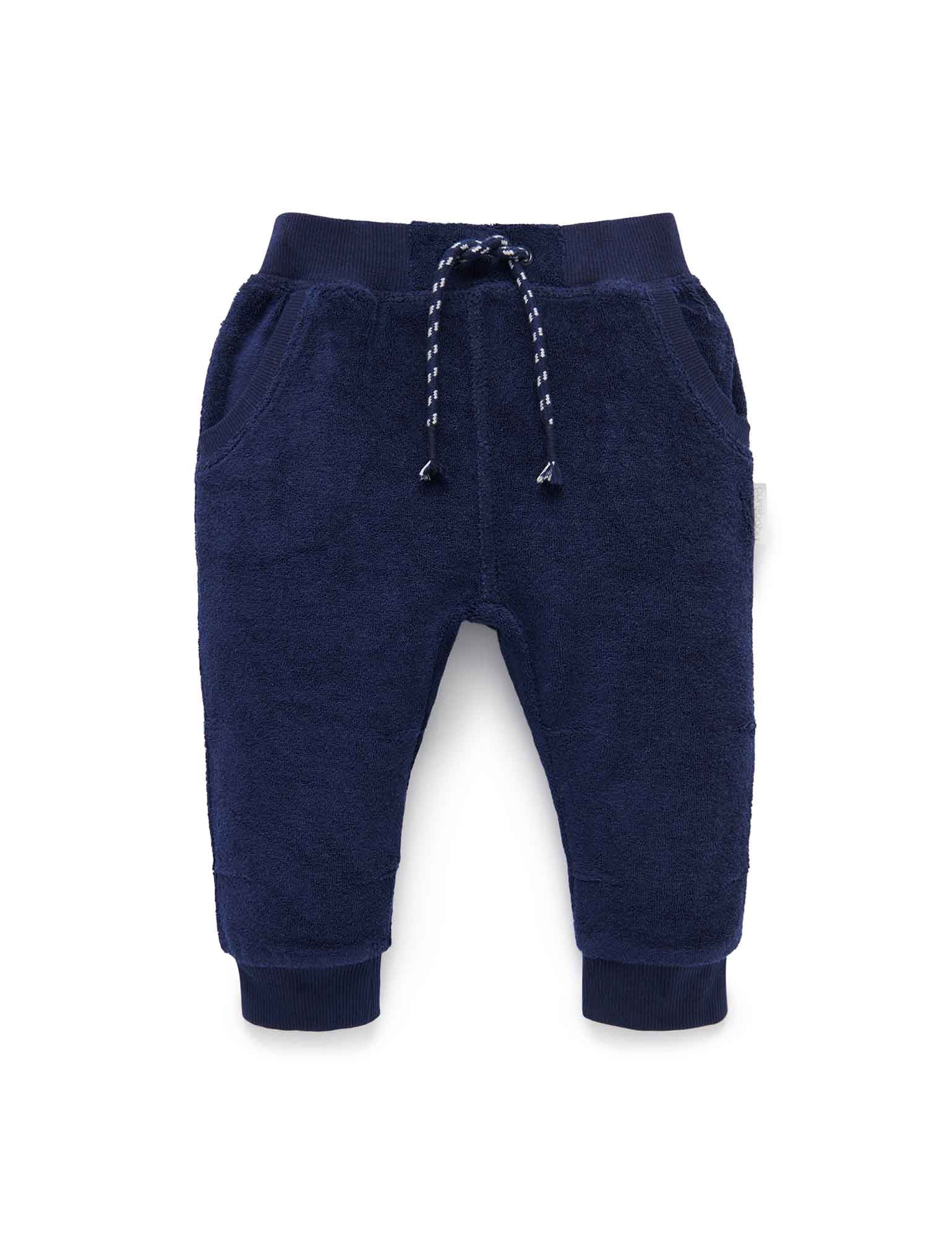 Slouchy Track Pants - Winter Navy