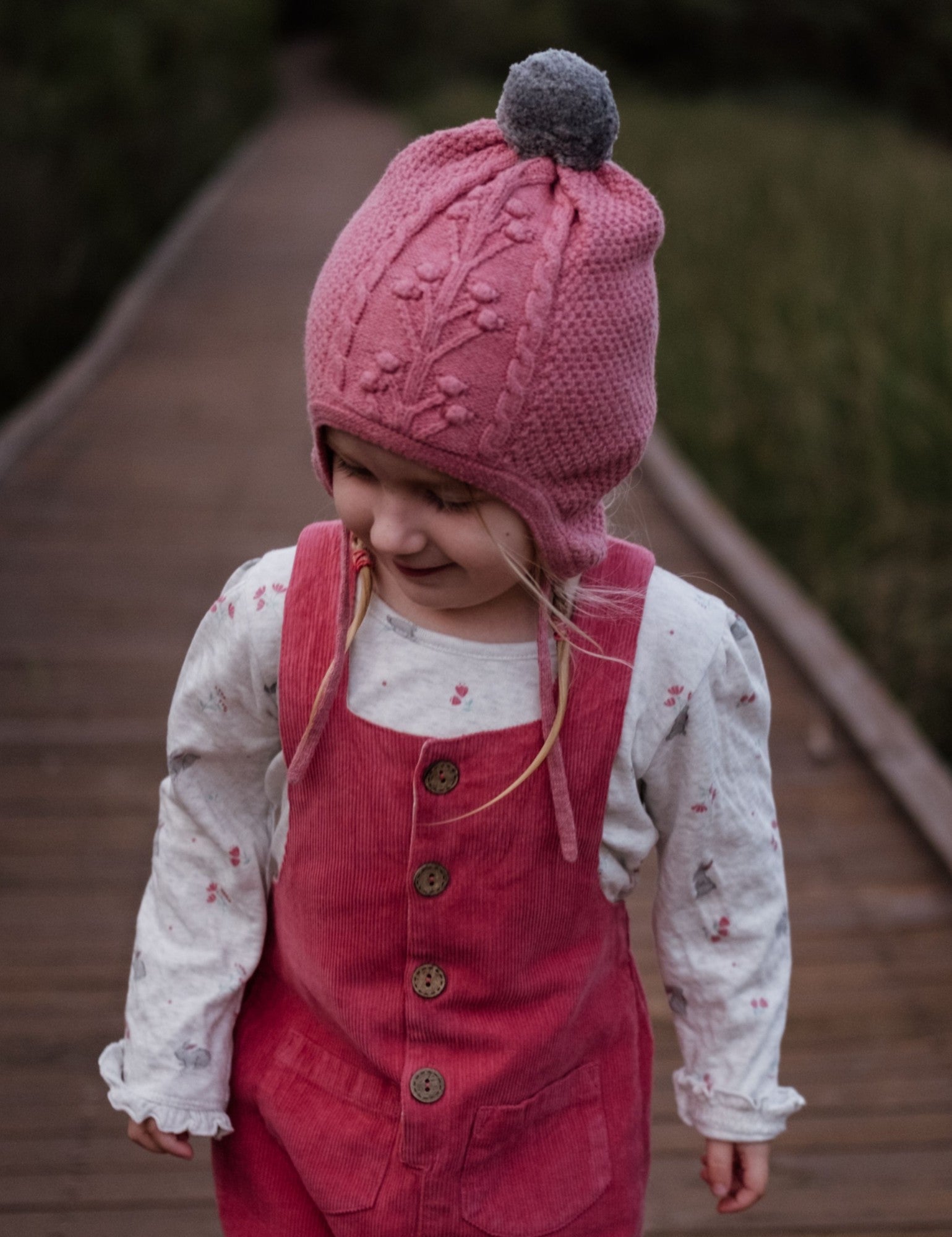 Berry Hat - Raspberry Melange