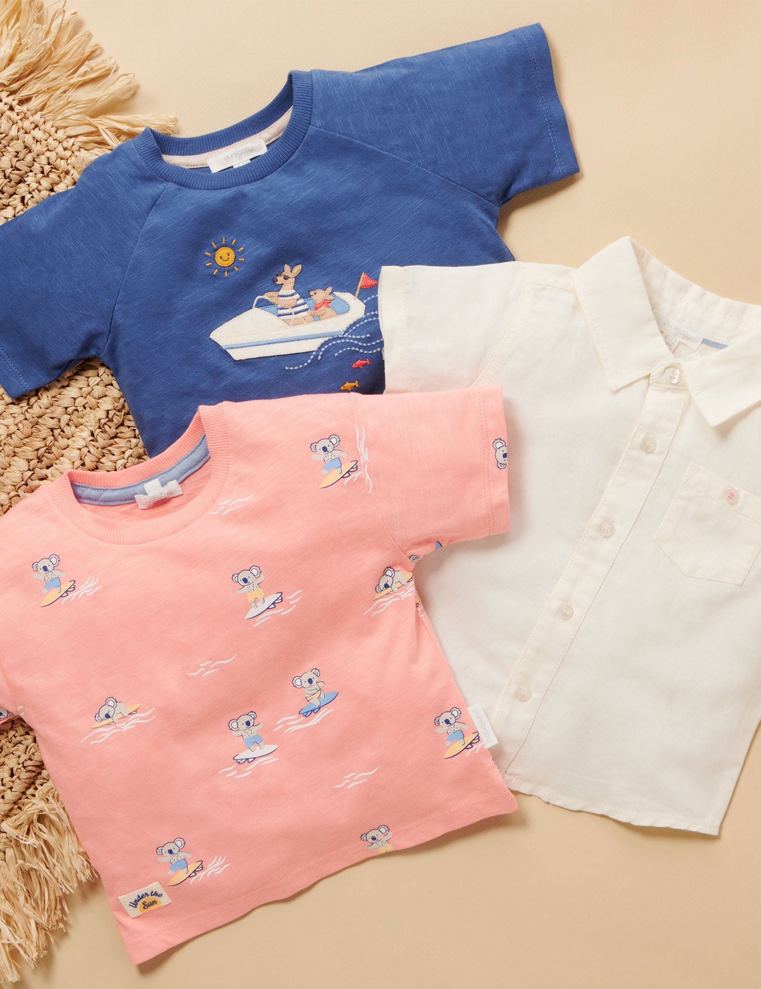 Surf Comp Relaxed Tee Shirt - Paddling Out Print