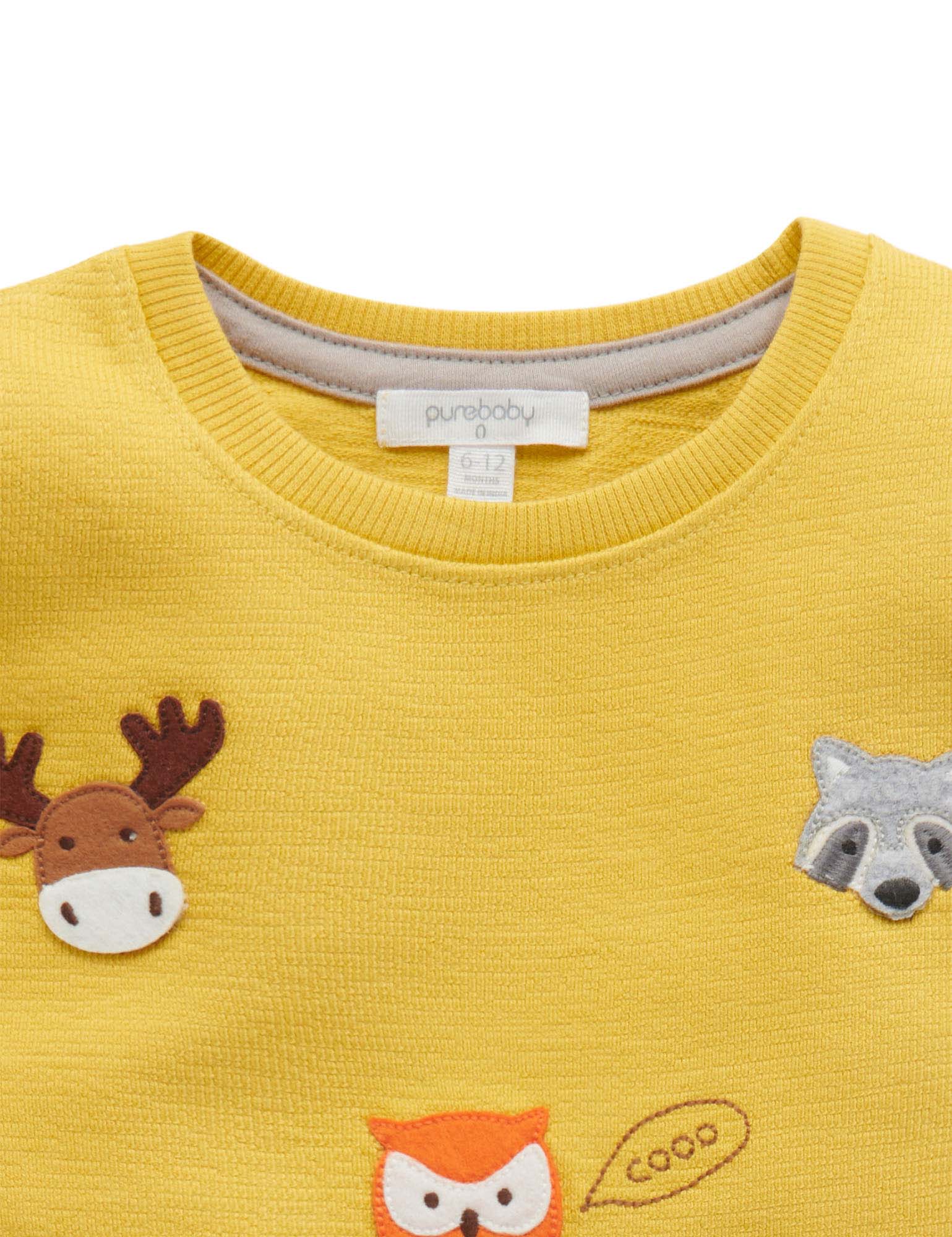 Animal Chatter Thick L/slv Tee - Autumn