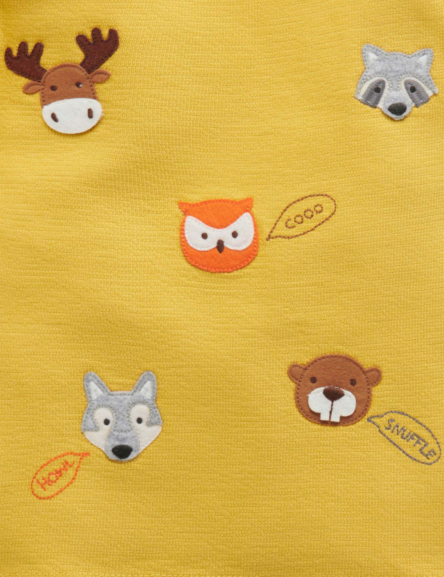 Animal Chatter Thick L/slv Tee - Autumn