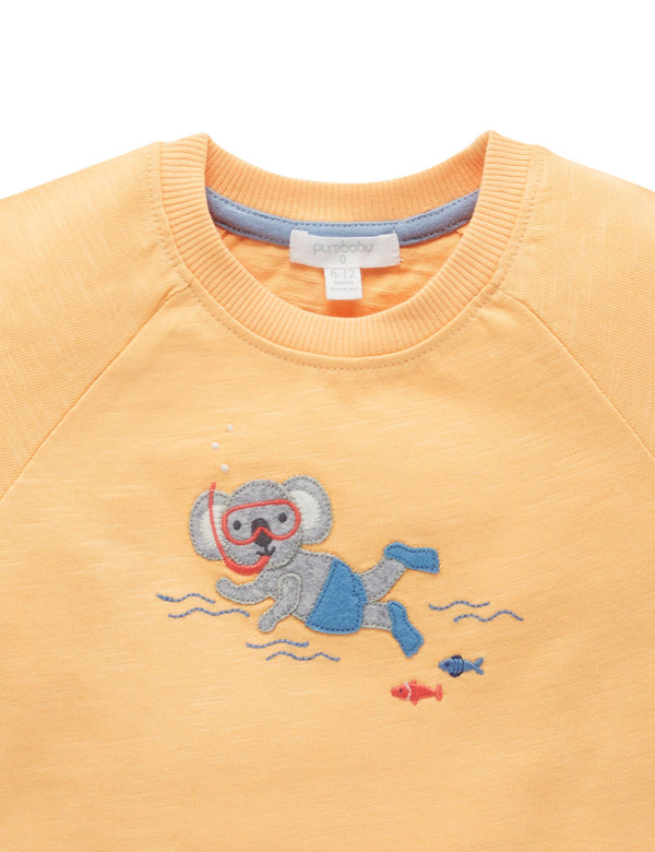 Snorkeling Relaxed Tee Shirt - Pineapple