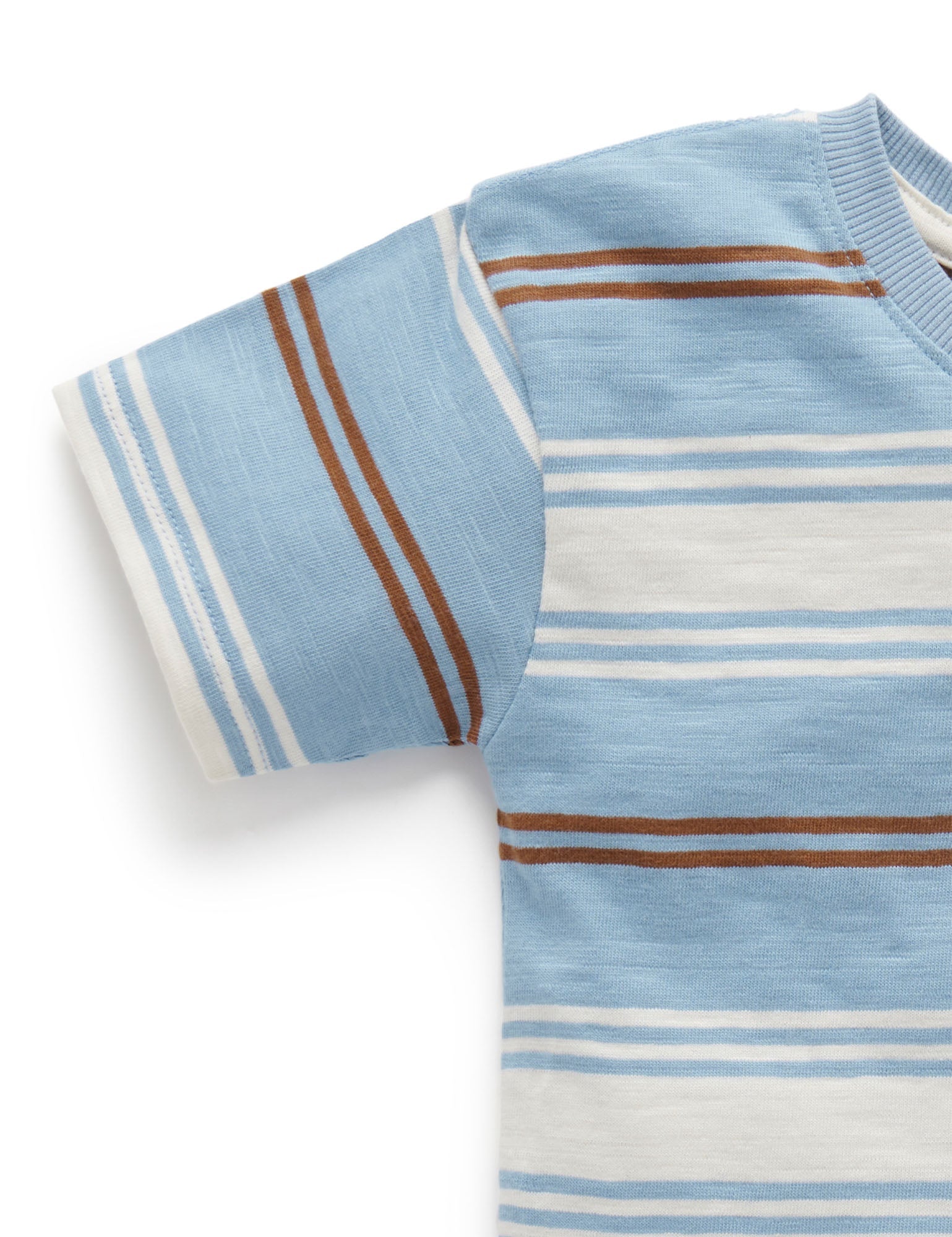 Striped Henley - Surf Stripe