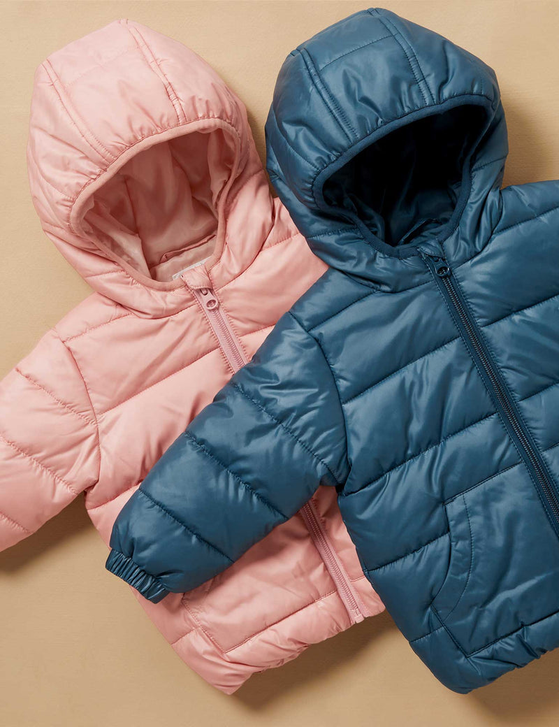 Shower Proof Padded Jacket - Nectarine