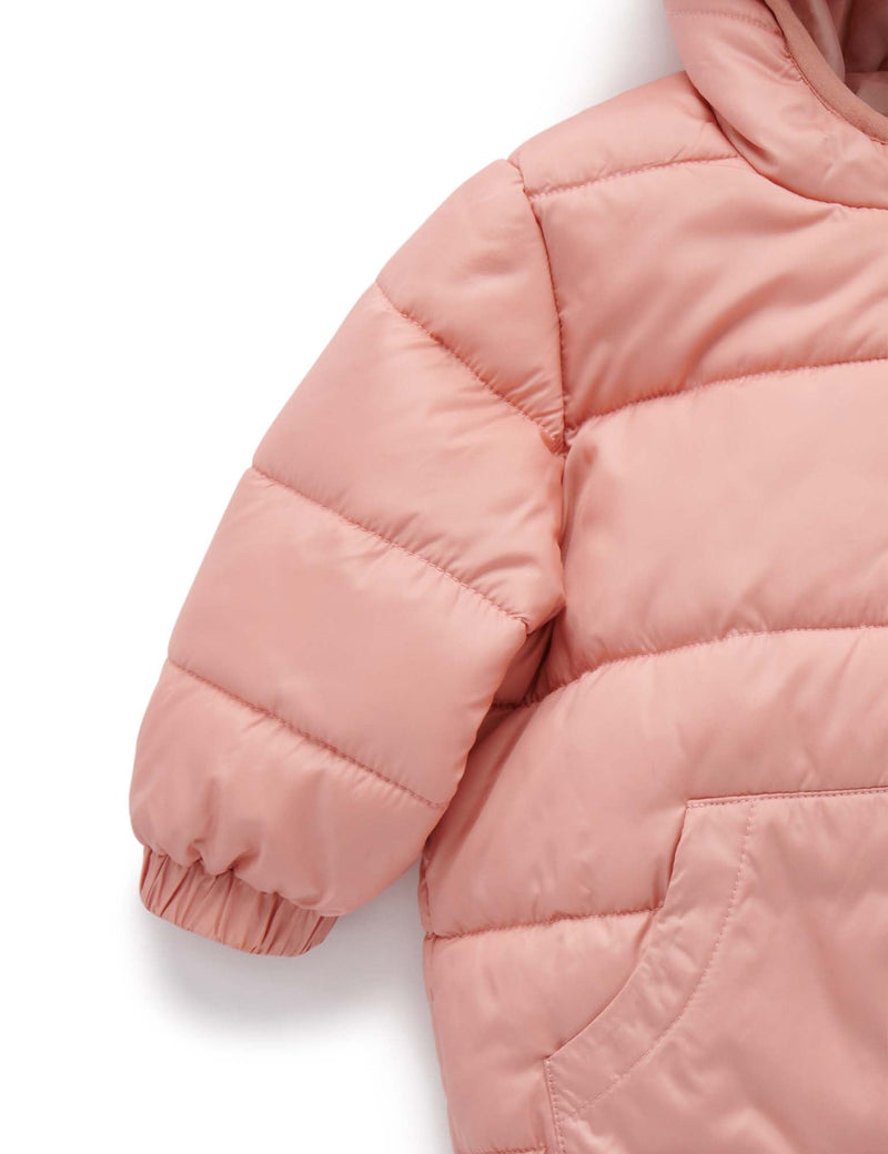 Shower Proof Padded Jacket - Nectarine